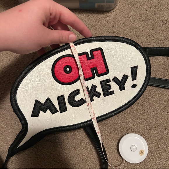 Disney “Oh Mickey!” Pop Art Speech Bubble Crossbody Purse - Picture 9 of 9
